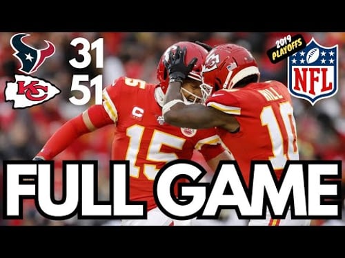 Chiefs Erase 24-Point Deficit!!! (2019 Divisional Round vs Texans)
