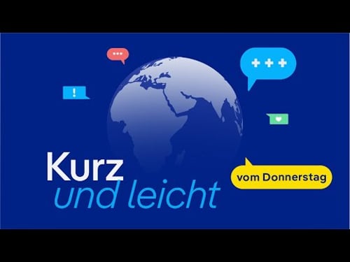 Deutsch lernen mit Videos | Kurz und leicht vom 22.01.2026 | mit deutschen Untertiteln