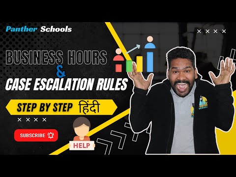 DAY46 - Business Hours & Case Escalation Rules in @salesforce with @sfdcpanther #pantherschools