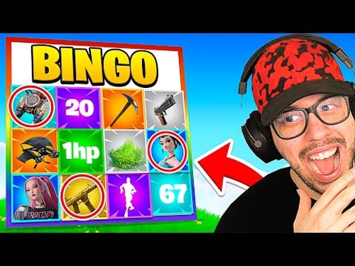 I Played Bingo During a Fortnite Tournament!