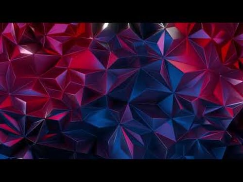 2 Hours 4K Futuristic crystal surface I Screensaver for Meditation