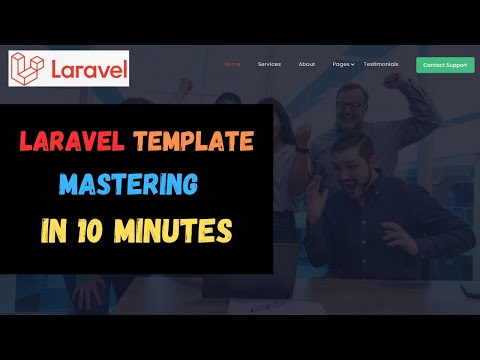 How To Integrate Html Template In Laravel Step By Step | Laravel Tutorial (2025)