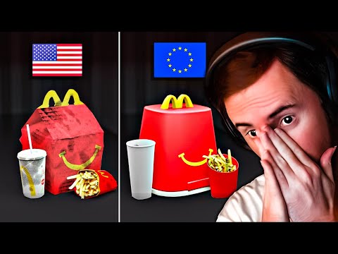 Why McDonald's Is Better in Europe | Asmongold Reacts