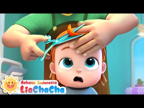 Baby Goes for a Haircut✂️ | Baby Gets a Haircut | Children's Songs | LiaChaCha Indonesian