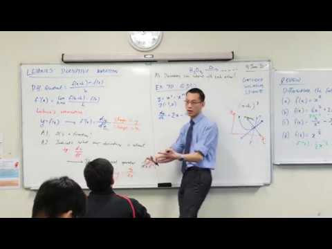 Leibniz's Derivative Notation (2 of 3: Finding equation of a tangent)