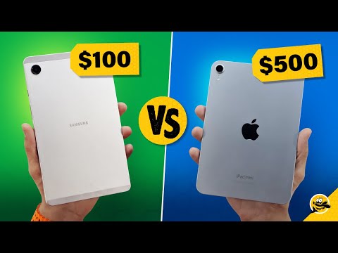 CHEAP vs EXPENSIVE Tablets - Galaxy Tab A9 vs iPad Mini 7