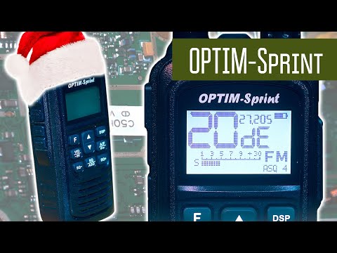Optim Sprint - новая носимая радиостанция на 27 МГц (СиБи). Подробный обзор, измерения, внутренности