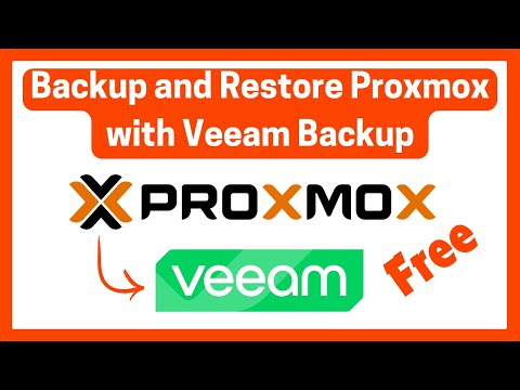 Backup and Restore Proxmox with Veeam Backup and Replication 12.2
