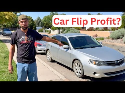 How much MONEY did I make on the 400$ Subaru???