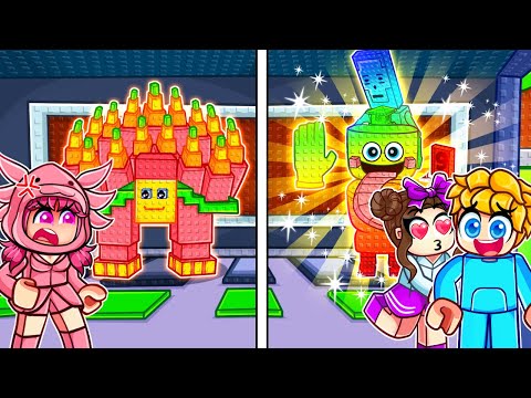 Ich BETRÜGE in einem LUCKY BLOCK Rennen um meine Fan Girls zu RIZZEN in Steal a Brainrot!