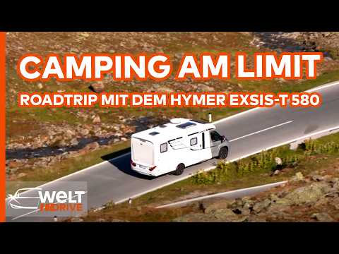 WOHNMOBIL VS. ALPENPASS: Camping am Limit - Der Hymer auf einer der spektakulärsten Straßen | DRIVE