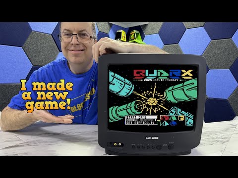 I made a new VIC-20 Game - Quarx!