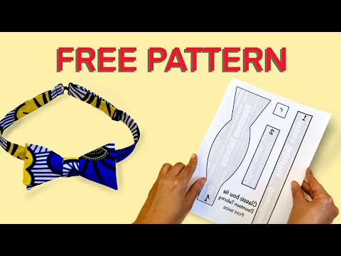 How to Make a Bow Tie *with the SHARPEST corners & straight edges!*