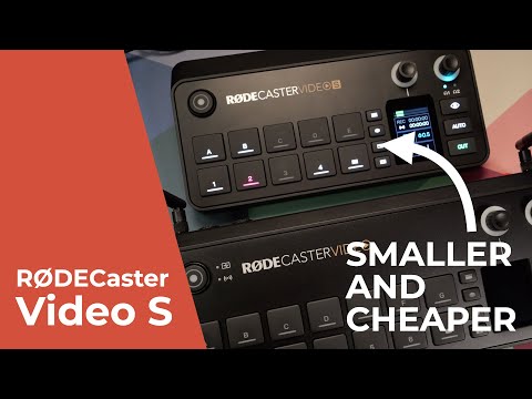 First Look: RØDECaster Video S! Smaller and cheaper than the RØDECaster Video