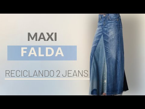 Maxi skirt recycling 2 jeans