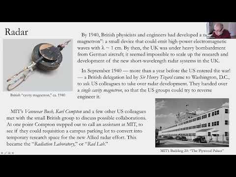 Lecture 14: Radar and the Manhattan Project
