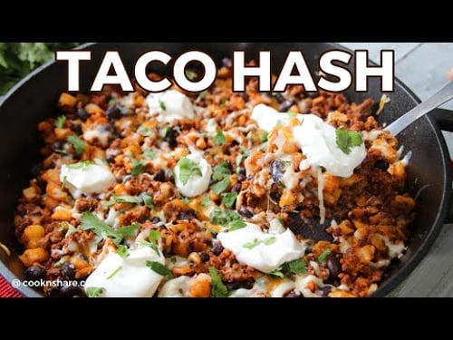 Lonely Campfire Taco Hash Skillet (One Pan, 30 Minutes)
