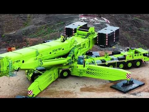 🚀Witness ZOOMLION's 4,000-ton giant crane in action!