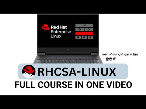 RHCSA Full Course In One Video | Zero To Hero | Red Hat Enterprise Linux Full Course In Hindi