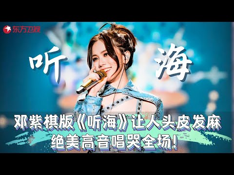 邓紫棋翻唱张惠妹的《听海》,高音一出太惊艳了,一点也不输原唱,深情嗓音让全场泪目!#邓紫棋 #嗨唱起来 clip