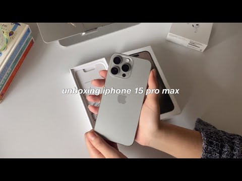 iphone 15 pro max natural titanium