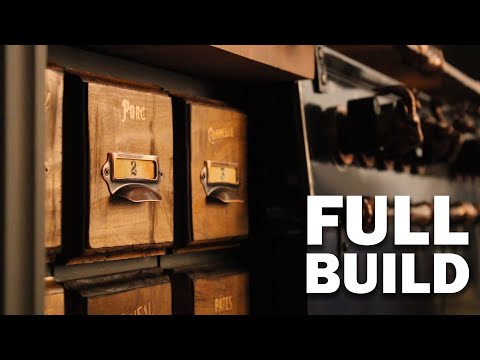 Grand Classical Fireplace with Secret Pantry | Full Extended Build