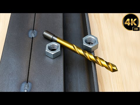 Make A 2-Purpose Tool In 1 Minute! Genius Machinist Sharpens Drill Bits