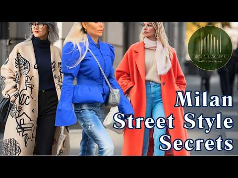 🍁 Milan Street Style in November 2025 🇮🇹: Italian Fall Fashion Trends