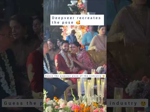 Deepika and Ranveer love chemistry on his cousin wedding😍 #deepikapadukone #ranveersingh #bollywood