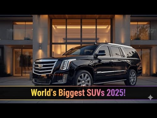 Top 10 Biggest SUVs in the World for 2025 (Luxury Edition)