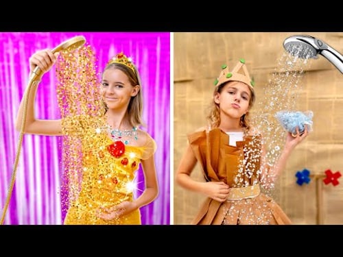 धनी राजकुमारी vs गरिब राजकुमारी 👑💸 | कार्डबोर्ड दरबारको सरप्राइज!