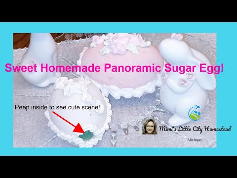 Create A Panoramic Sugar Egg With Me - Featuring 46 Years Of Experience And Simple Recipes!