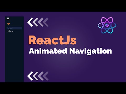 ReactJS Animated Side Navigation Tutorial - Beginner Project Using Hooks, Router & Icons