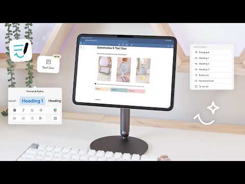 β¨οΈ NEW Text Document Feature in Goodnotes 6 !