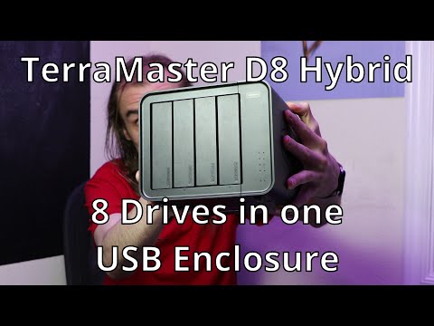 TerraMaster D8 review, 8 drives in one USB enclosure