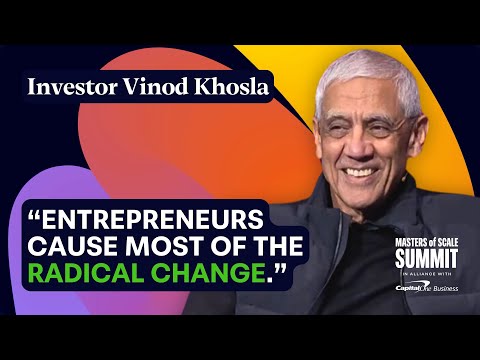 Vinod Khosla: Innovation is led by start-ups | Masters of Scale Summit
