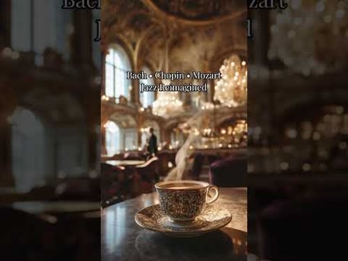 Classical Music Meets Jazz - Perfect Cafe Background Music | Bach, Chopin, Mozart Reimagined