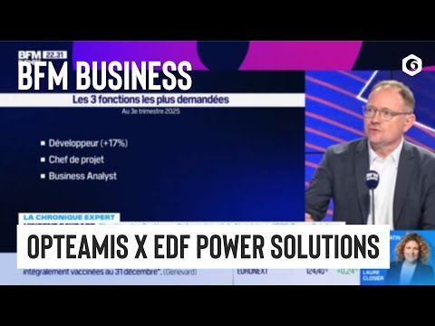 OPTEAMIS et EDF Power Solutions sur BFM Business - Au coeur du service d'information et du numérique