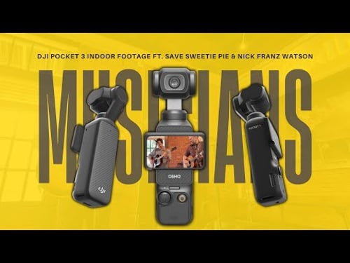 DJI Pocket 3 Indoor Footage | No External Mic | Musicians Save Sweetie Pie & Nick Franz Watson