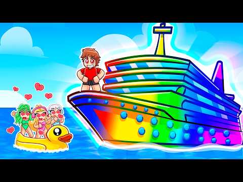 I Spent $100,000 To Rizz Girls With NEW CRUISE SHIP In Roblox Sharkbite…