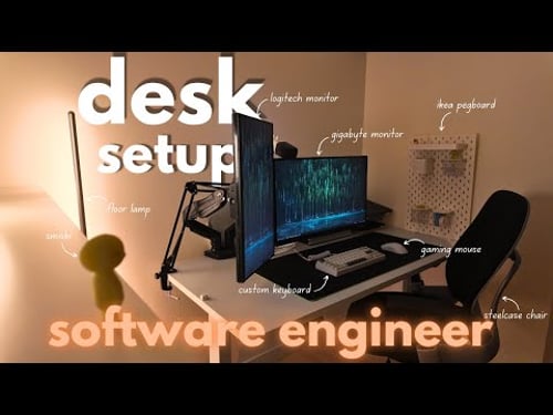 Productive Software Engineer Desk Setup 2025