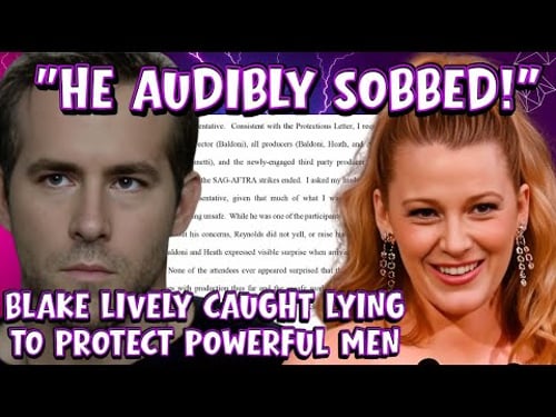 Blake Lively CAUGHT COMMITTING PERJURY to Protect Ryan Reynolds As UNSEALED Texts DESTROY Careers