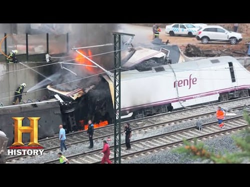 Terrifying High-Speed Train Crash in Spain | When Big Things Go Wrong (Season 1) | History