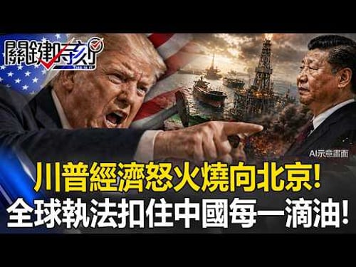 老美對伊朗的「經濟怒火」燒向北京 川普「反向圍困戰」扣住中國每一滴油!【關鍵時刻】20260422-1 張炤和 黃世聰 林廷輝 張禹宣