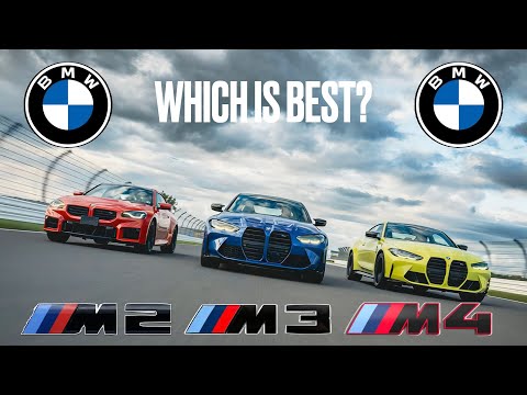 2025 BMW M2 vs BMW M3 vs BMW M4 - Track Drive Comparison