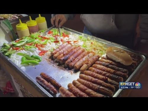 Bacon-wrapped danger dogs: A late-night sidewalk delicacy that's thriving