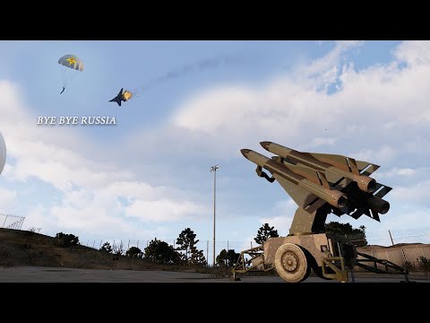 Russia's new mig-35 Was shot down by the Ukrainian air defense system | ARMA 3