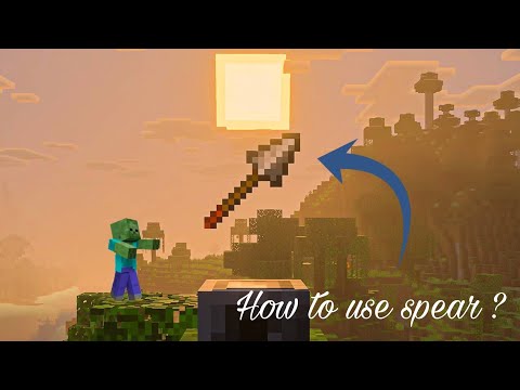 Minecraft spear Guide 🔥|