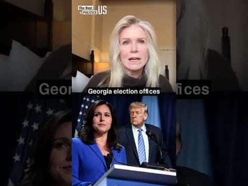 What was Tulsi Gabbard REALLY doing at the Georgia Election Center? 🤔