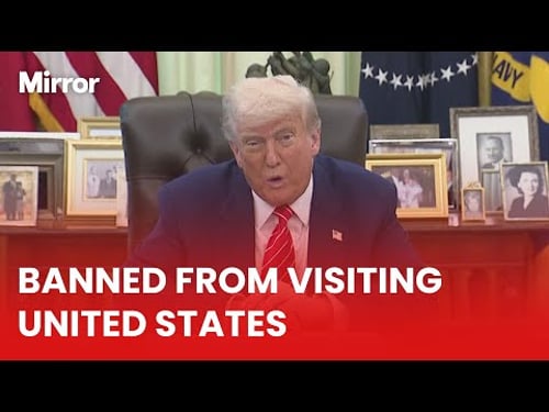 Trump STOPS people from 12 countries visiting US